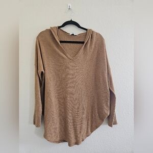Tan V-Neck Sweater